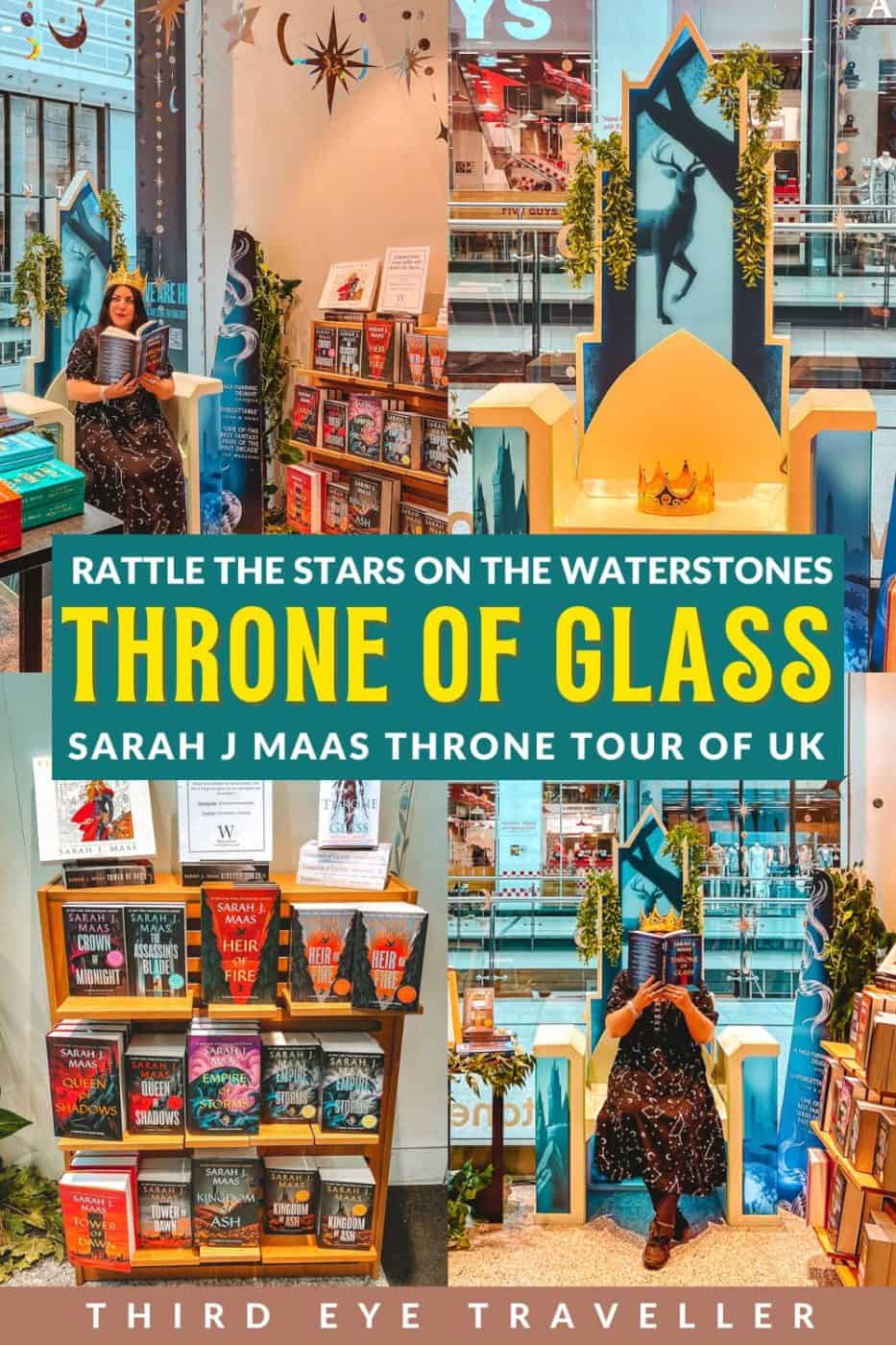 Sarah J Maas Bloomsbury Waterstones王座玻璃之旅英国