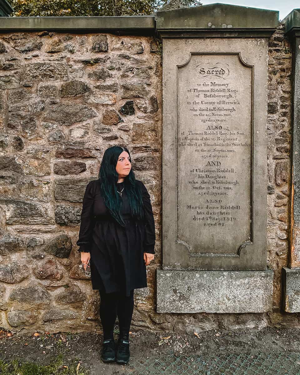 Tom Riddle's Grave Edinburgh